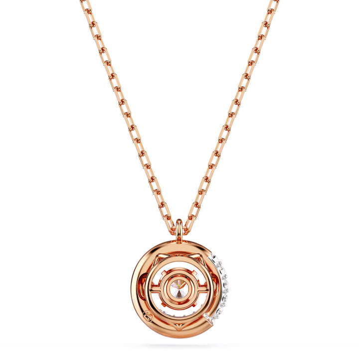 Swarovski Dextera Halskette Rundschliff Weiss Roségold - 5692257