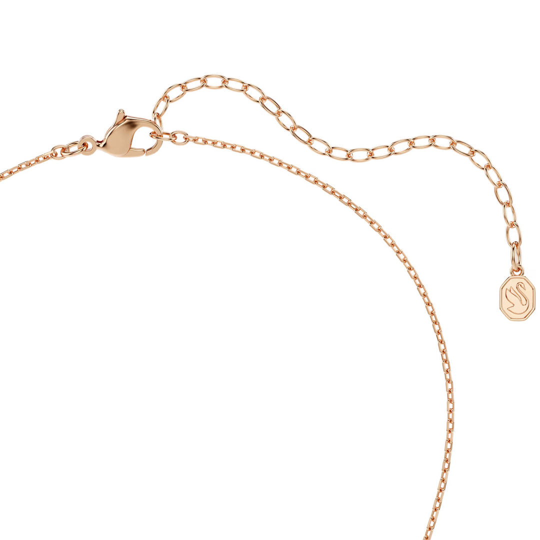 Swarovski Dextera Halskette Rundschliff Weiss Roségold Legierungsschicht - 5738200