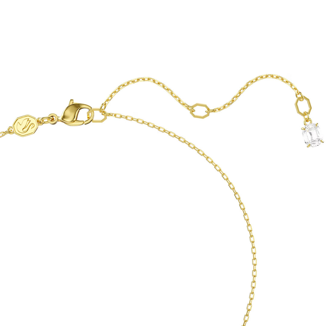 Swarovski Dextera Halskette Verschlungener Reif Weiss Goldlegierungsschicht - 5668820