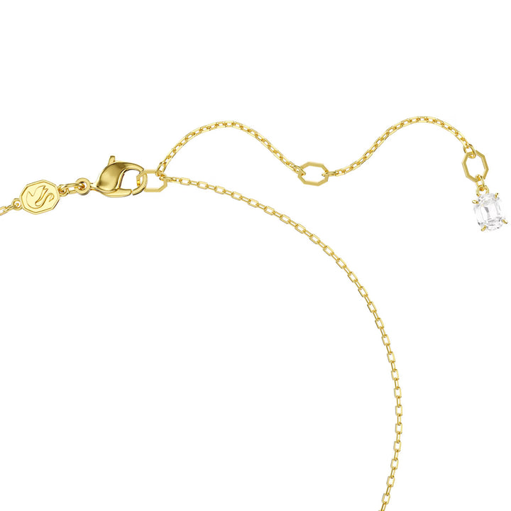 Swarovski Dextera Halskette Verschlungener Reif Weiss Goldlegierungsschicht - 5668820