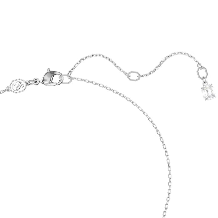 Swarovski Dextera Halskette Verschlungener Reif Weiss Rhodiniert - 5670251