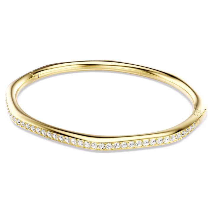 Swarovski Dextera Armreif Achteckform Rundschliff Weiss Goldlegierungsschicht