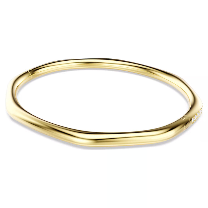 Swarovski Dextera Armreif Achteckform Rundschliff Weiss Goldlegierungsschicht