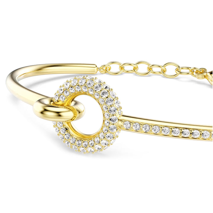 Swarovski Dextera Armreif Rundschliff Weiss Goldlegierungsschicht - 5743568