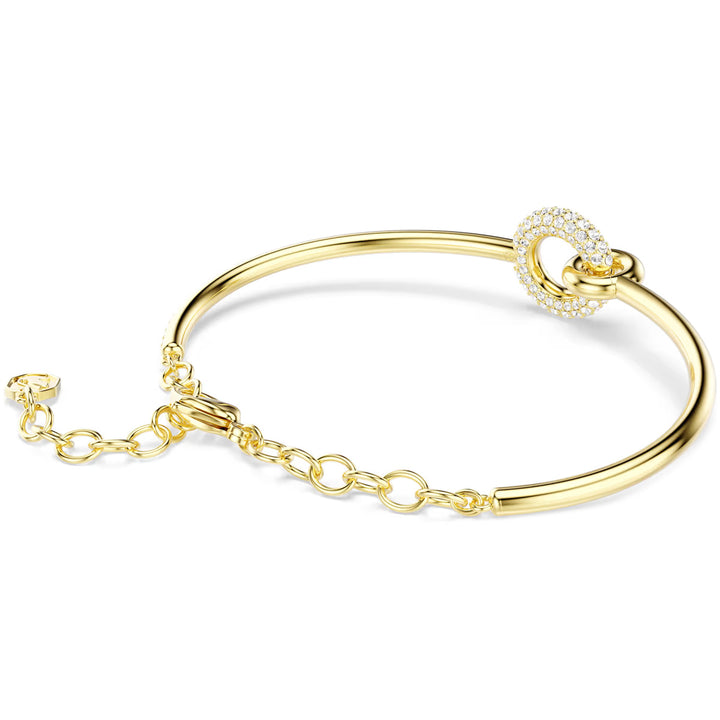 Swarovski Dextera Armreif Rundschliff Weiss Goldlegierungsschicht - 5743568