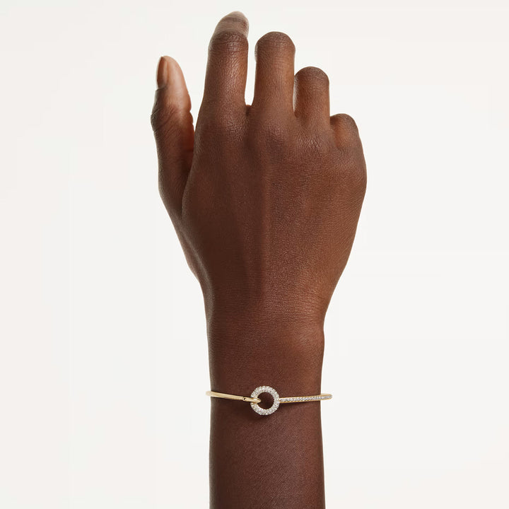 Swarovski Dextera Armreif Rundschliff Weiss Goldlegierungsschicht - 5743568