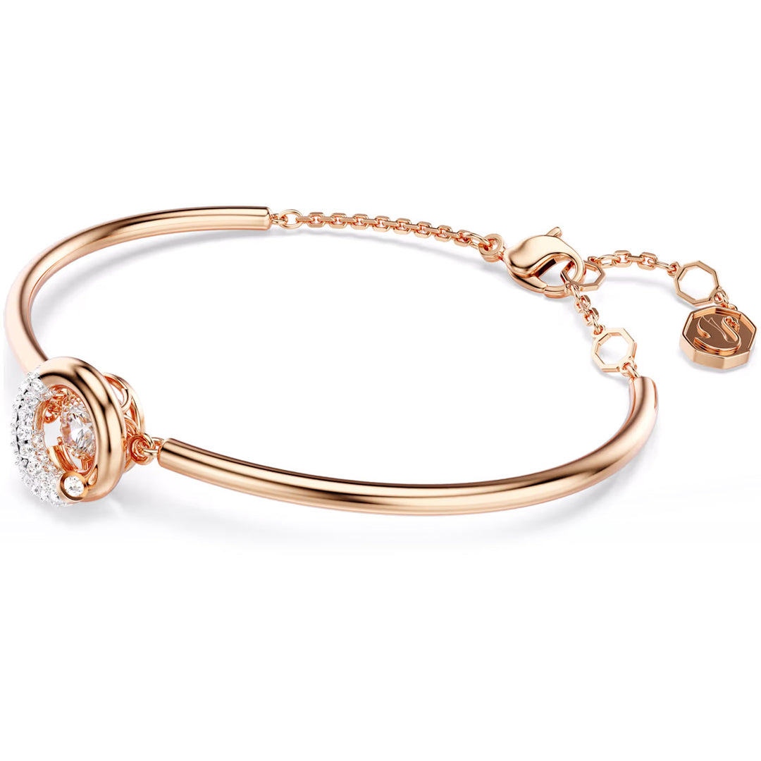 Swarovski Dextera Armreif Rundschliff Weiss Roségold - 5692259