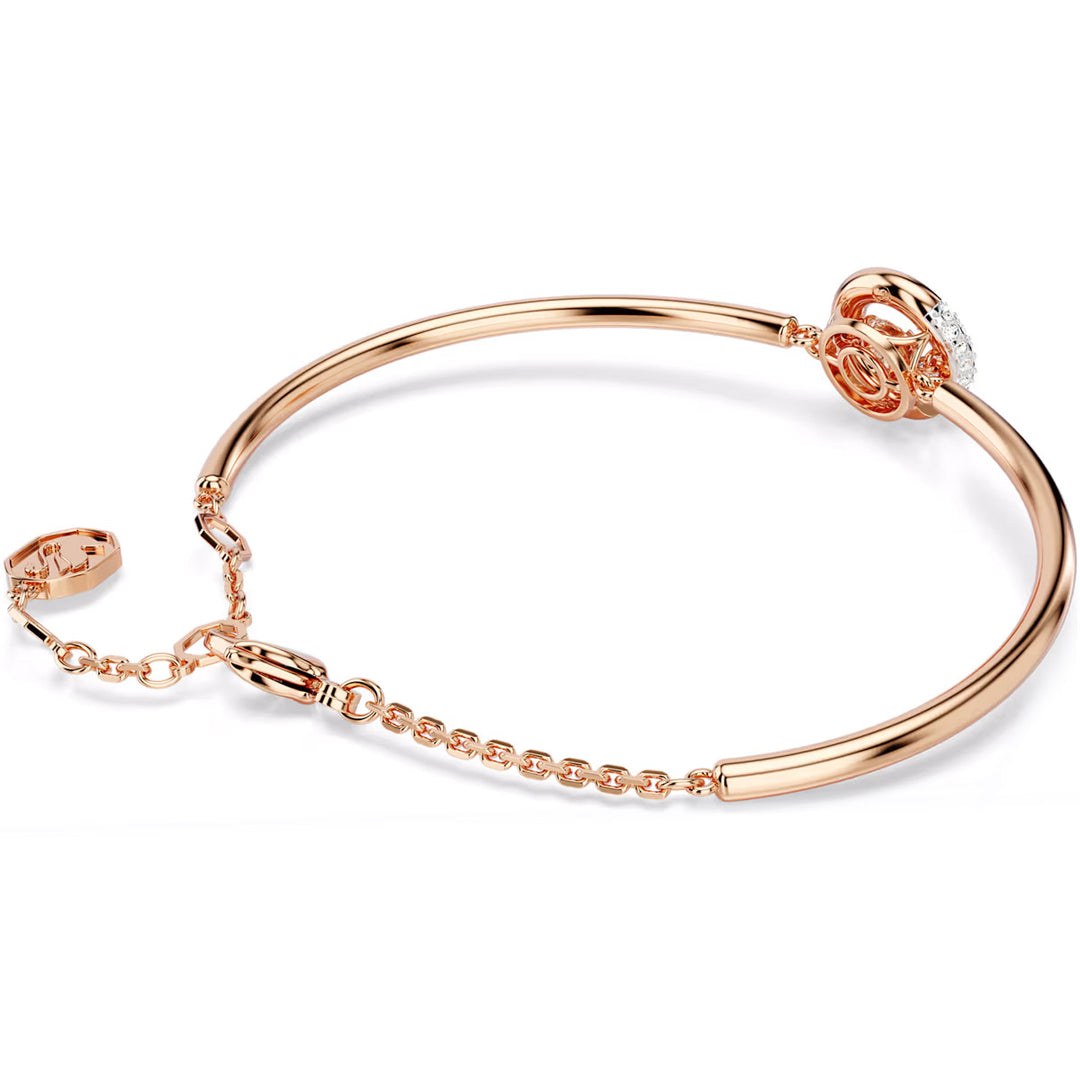 Swarovski Dextera Armreif Rundschliff Weiss Roségold - 5692259