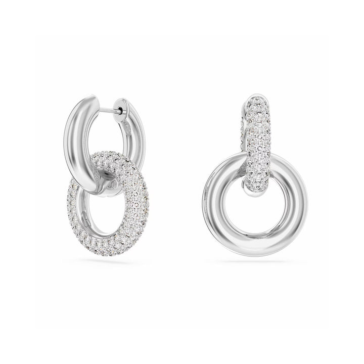 Swarovski Dextera Kreolen Verschlungener Reif Weiss - 5671807