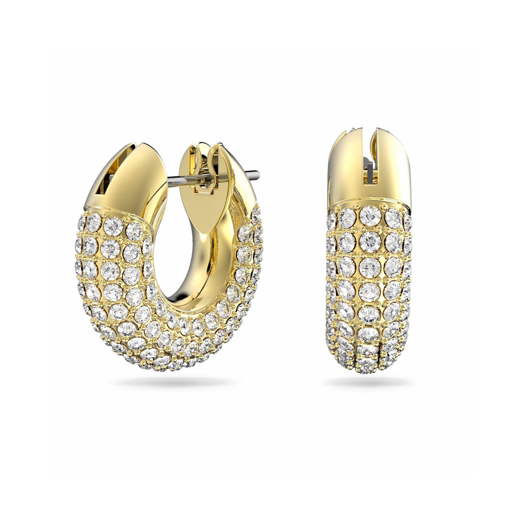 Swarovski Dextera Kreolen Klein Weiss Gold - 5636530