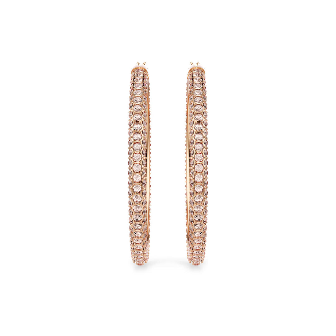Swarovski Dextera Kreolen Pavé Gross Weiss Roségold Legierungsschicht - 5383938