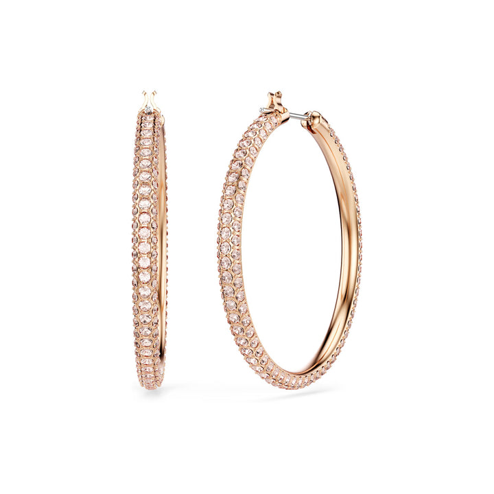 Swarovski Dextera Kreolen Pavé Gross Weiss Roségold Legierungsschicht - 5383938