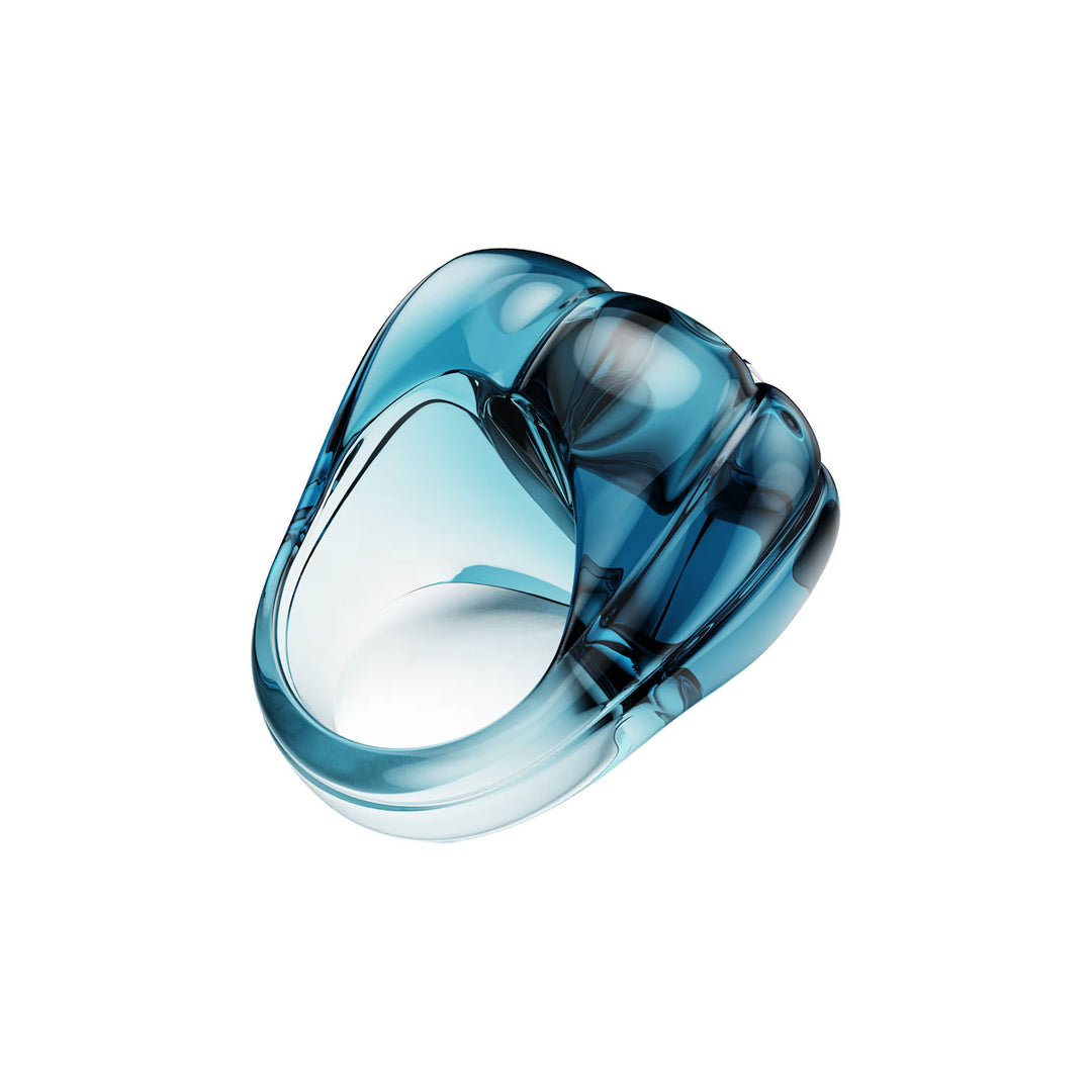 Swarovski Dulcis Cocktail Ring Herzschliff Pavé Herz Blau