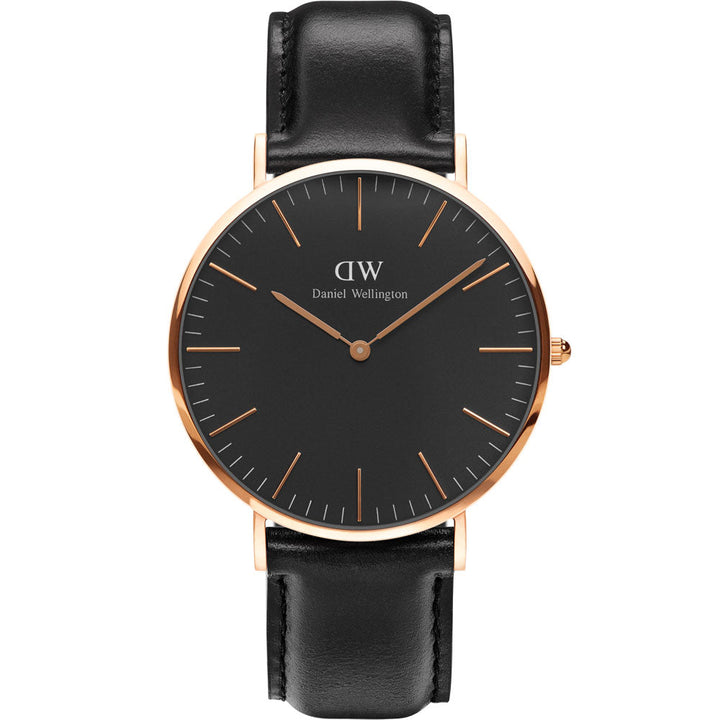 Daniel Wellington Classic Black Sheffield Rose Gold
