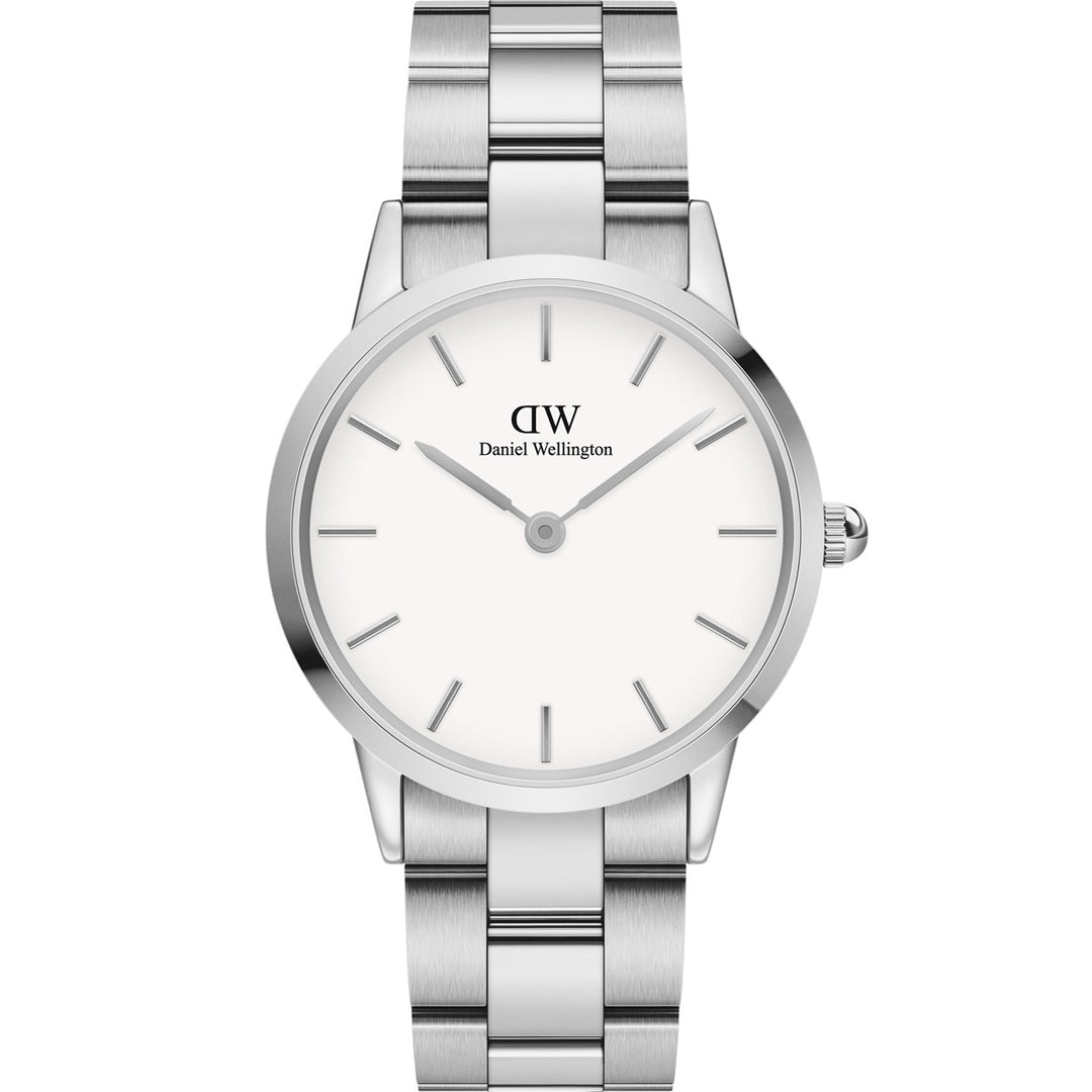 Daniel Wellington Iconic Link White Silver