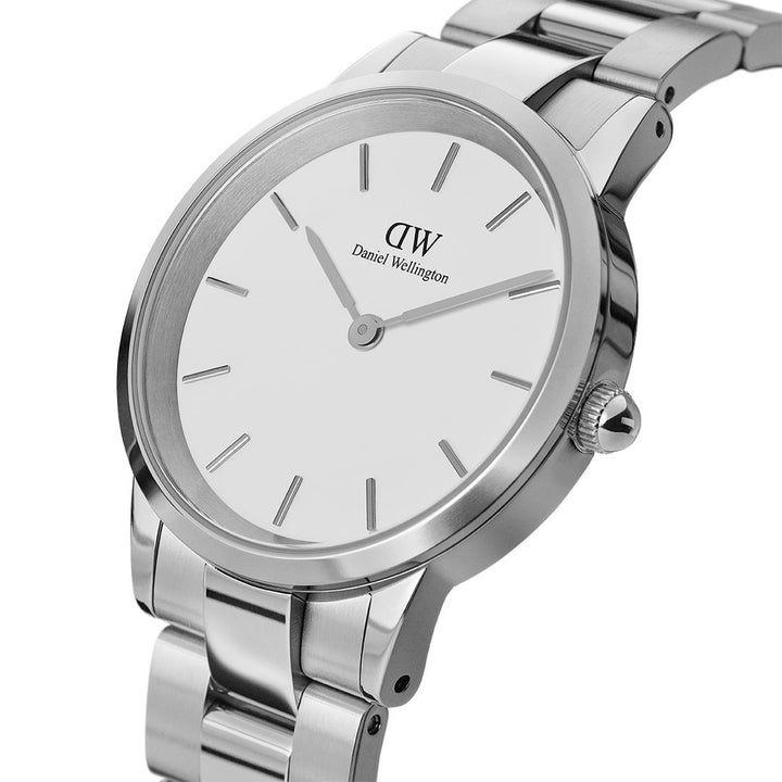Daniel Wellington Iconic Link White Silver