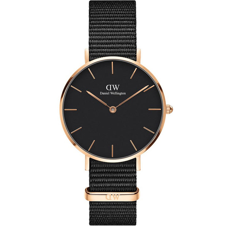 Daniel Wellington Classic Petite Cornwall Black Rose Gold