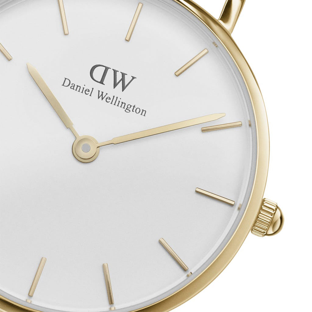 Daniel Wellington Classic Petite Evergold White