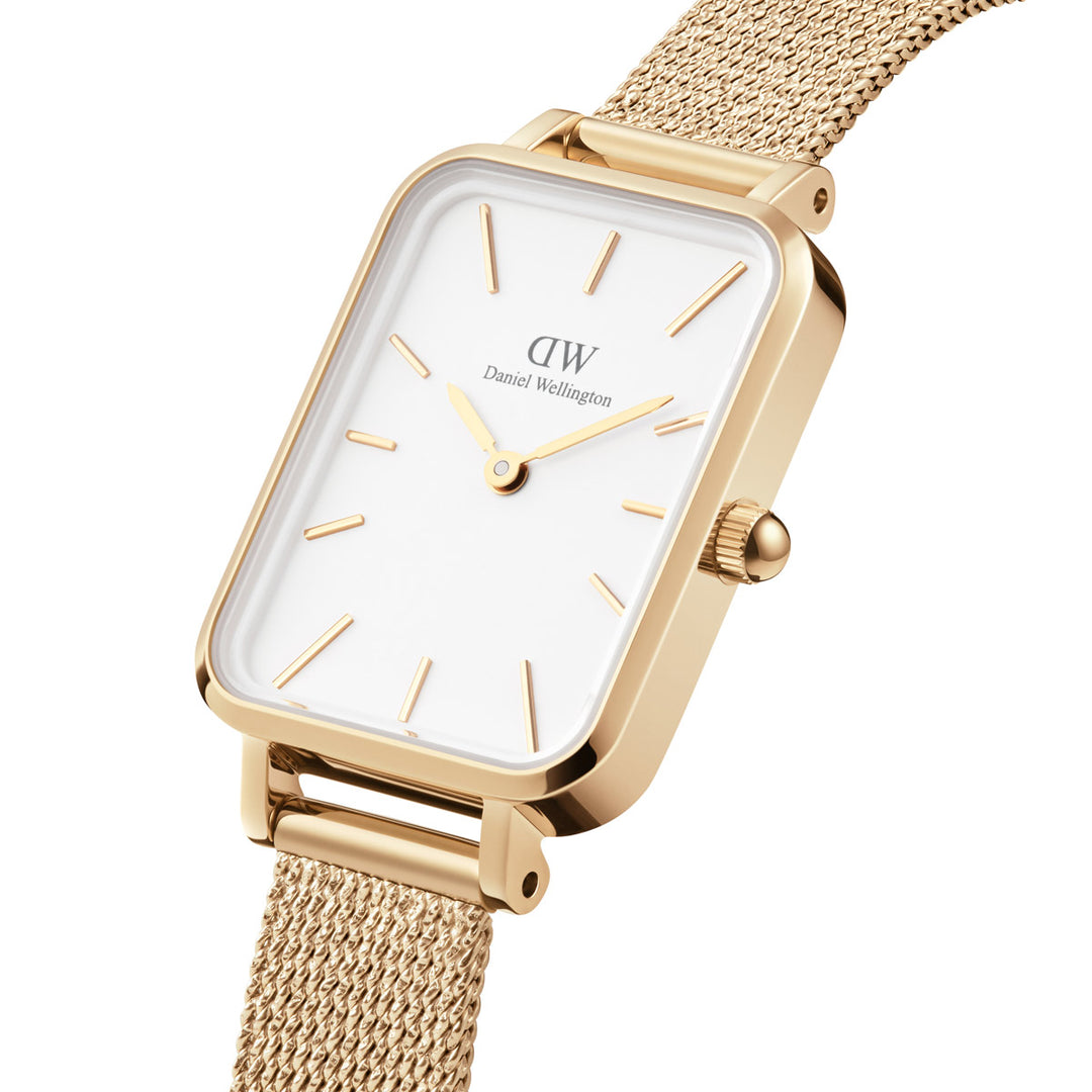 Daniel Wellington Quadro Pressed Evergold White - DW00100556