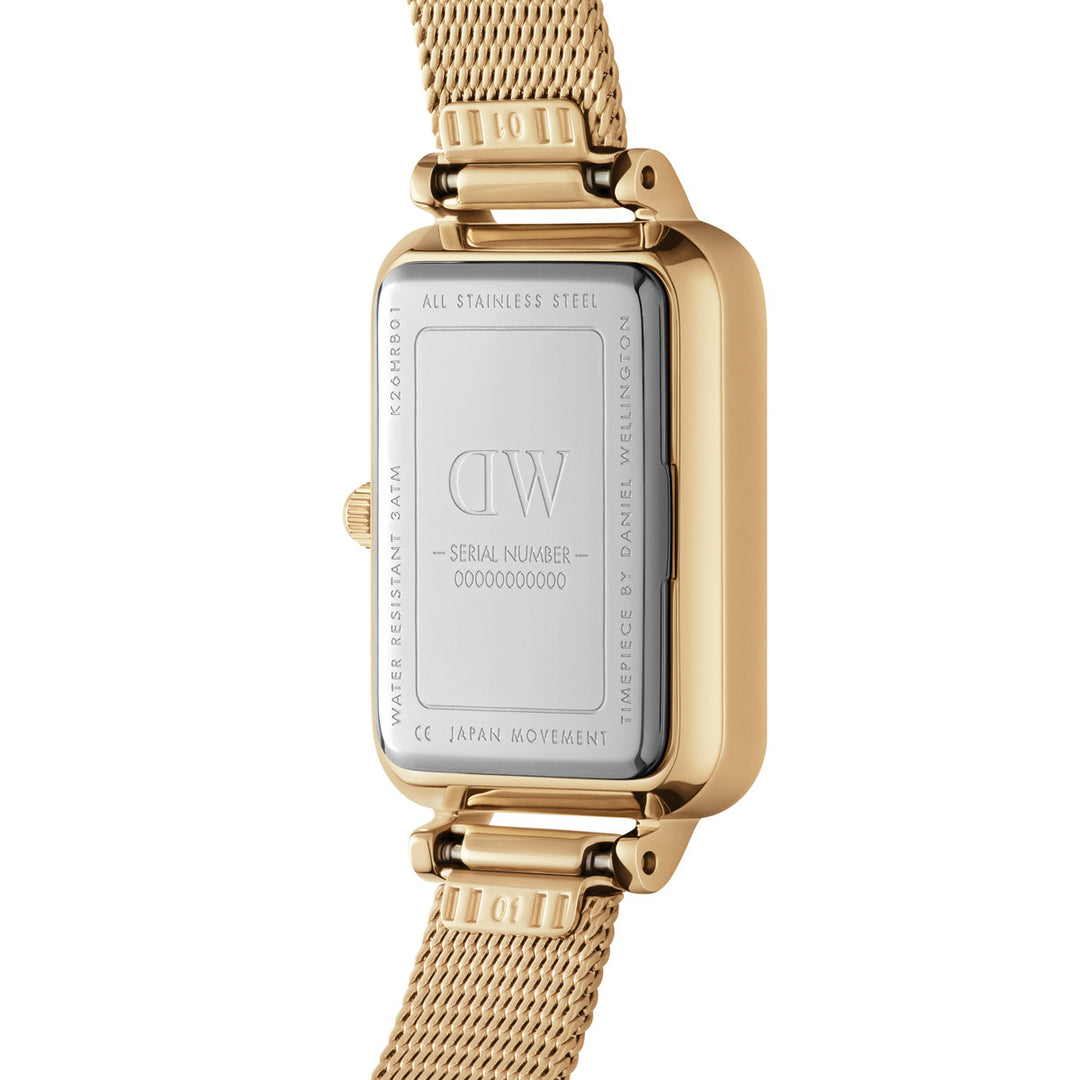Daniel Wellington Quadro Pressed Evergold White - DW00100556