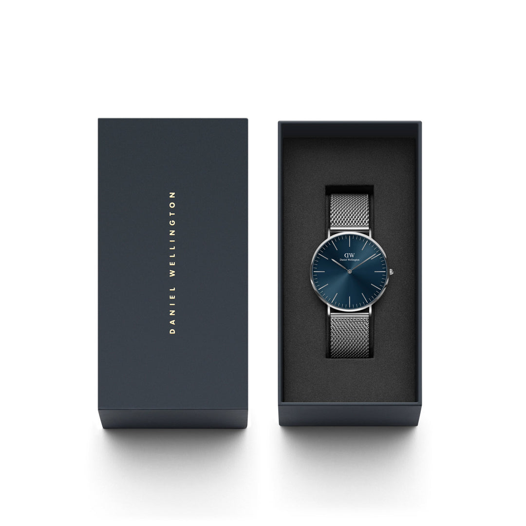 Daniel Wellington Classic Mesh Arctic (40 mm) - DW00100628