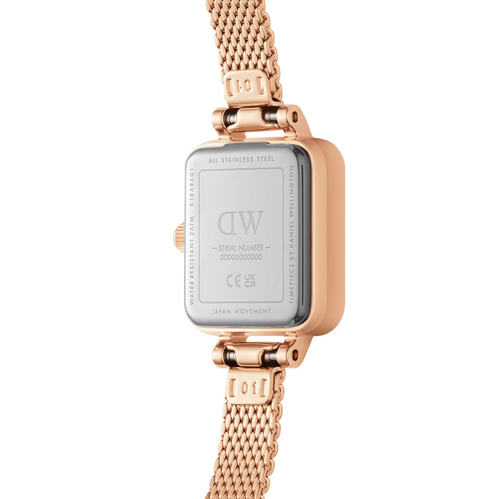 Daniel Wellington Quadro Mini Melrose Amber Rose Gold - DW00100649