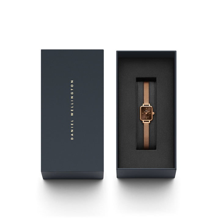 Daniel Wellington Quadro Mini Melrose Amber Rose Gold - DW00100649