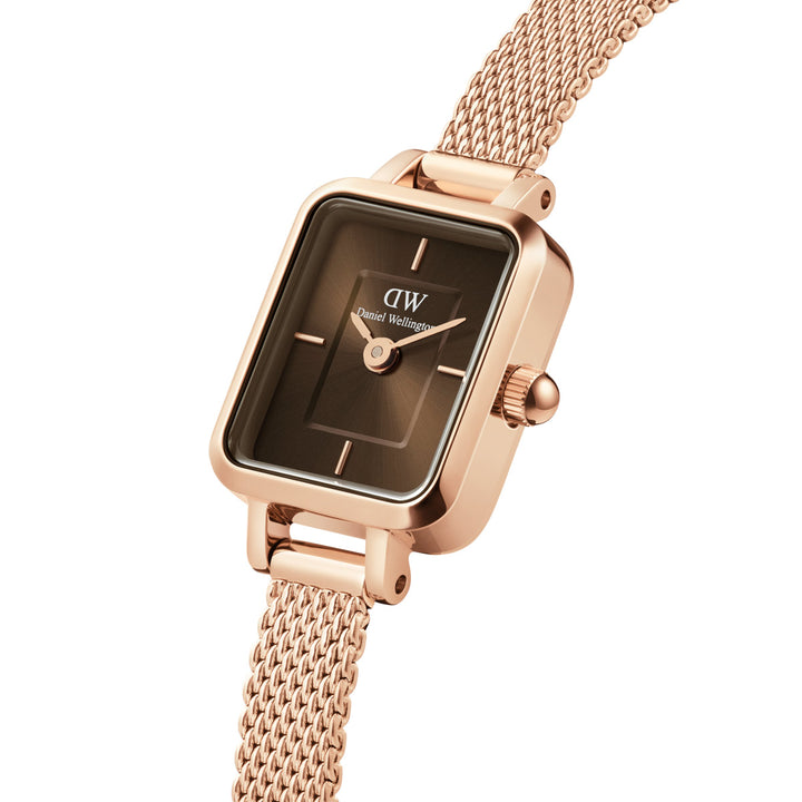 Daniel Wellington Quadro Mini Melrose Amber Rose Gold - DW00100649