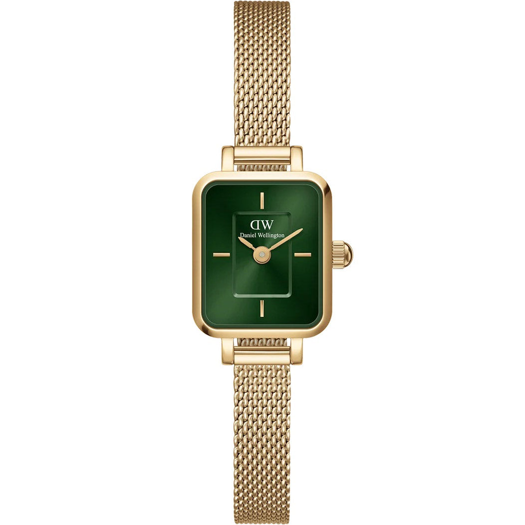 Daniel Wellington Quadro Mini Evergold Emerald Gold - DW00100653