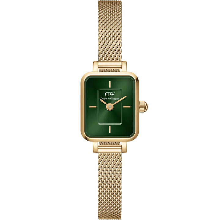 Daniel Wellington Quadro Mini Evergold Emerald Gold - DW00100653