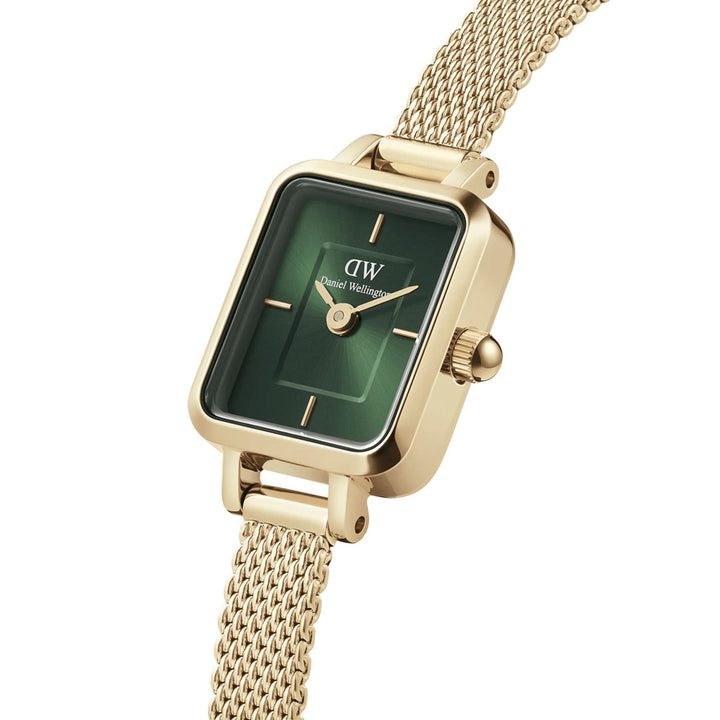 Daniel Wellington Quadro Mini Evergold Emerald Gold - DW00100653