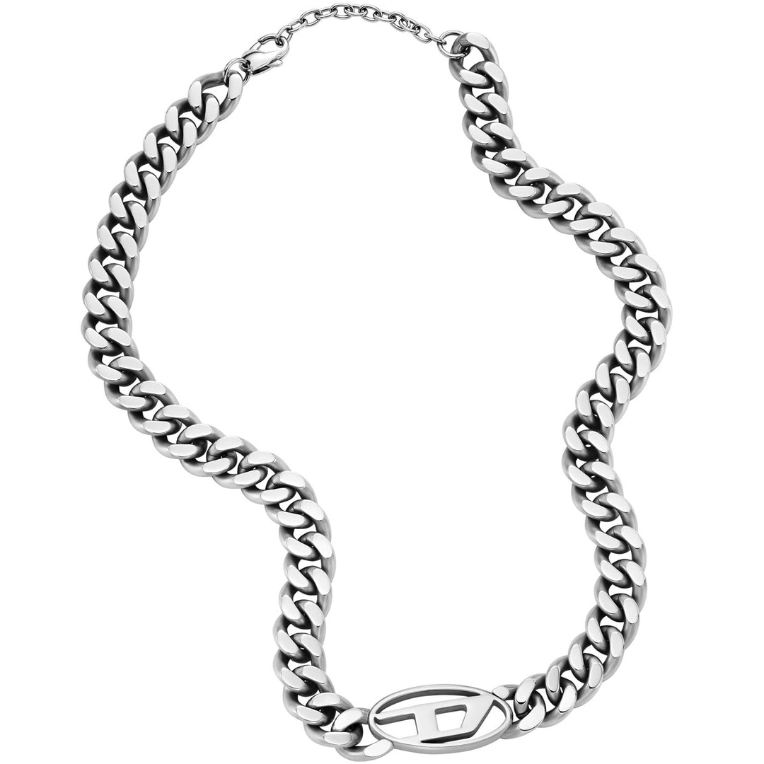 Diesel Oval D Logo Halskette - DX1433040