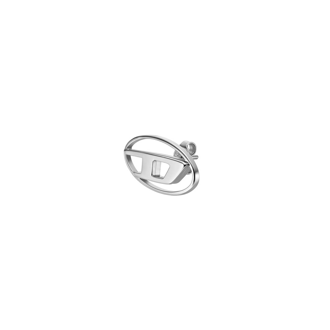 Diesel Oval D Logo Einzel Ohrstecker - DX1502040