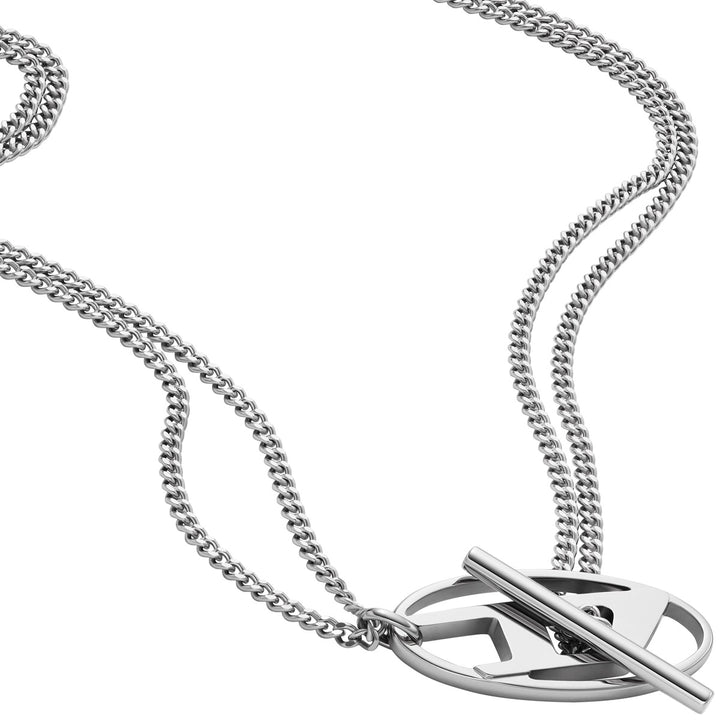 Diesel Oval D Logo Halskette - DX1534040