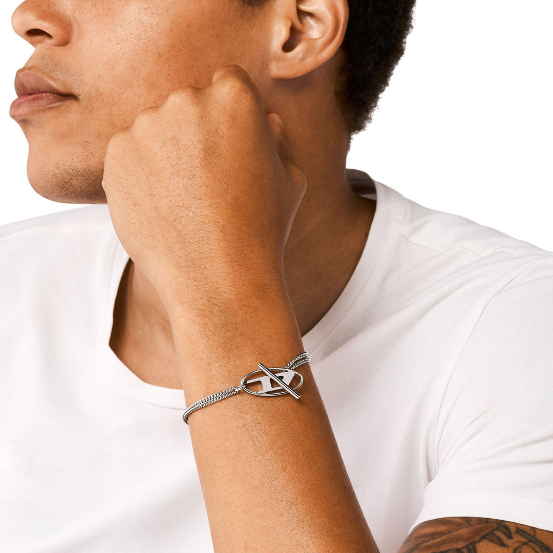 Diesel Oval D Logo Armband - DX1535040