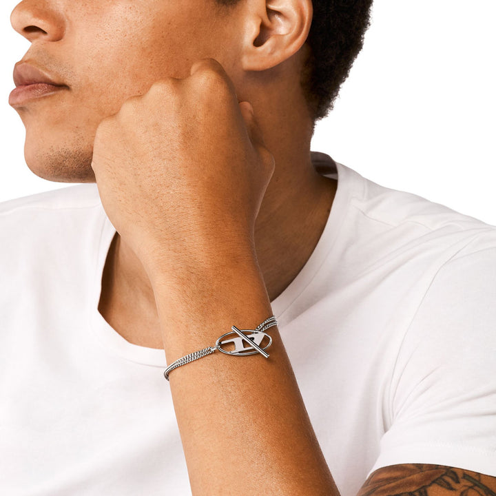 Diesel Oval D Logo Armband - DX1535040