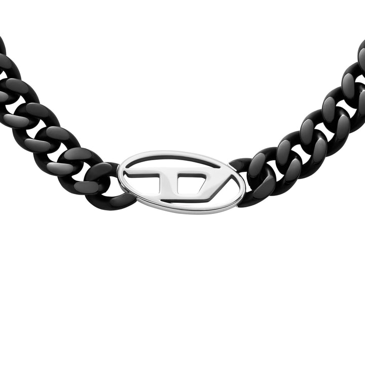 Diesel Collana Oval D Logo - DX1610931
