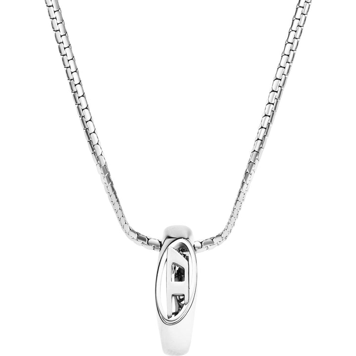 Diesel Oval D Logo Necklace - DX1644040