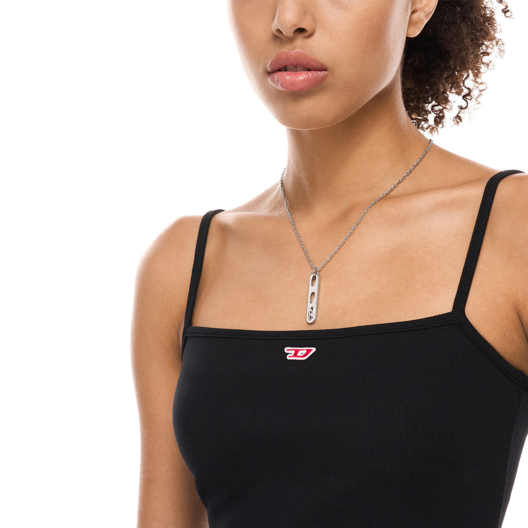 Diesel Oval D Logo Halskette - DX1662040