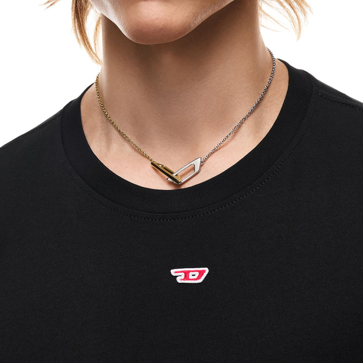 Diesel D Logo Halskette - DX1687931