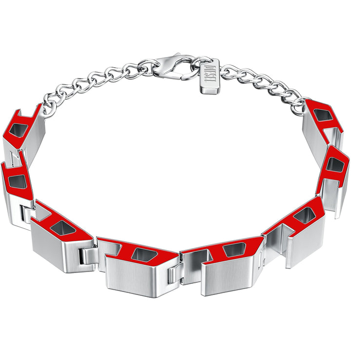 Diesel Bracciale D Logo - DX1690040