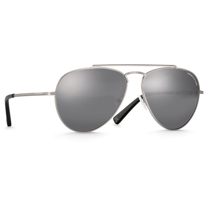 Thomas Sabo Sonnenbrille Harrison Pilot Polarisiert Verspiegelt - E0001-085-108-AP