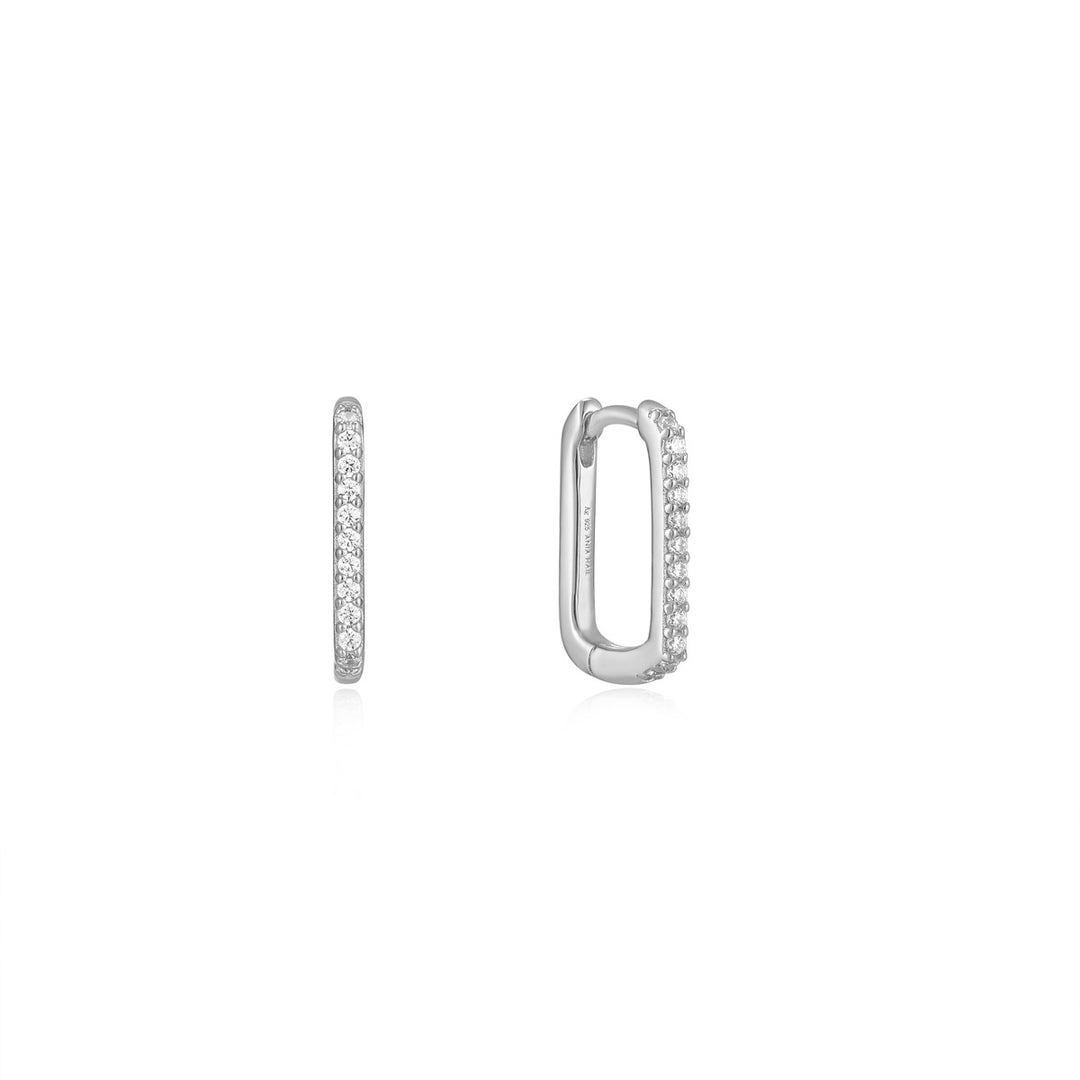 Ania Haie Silver Glam Oval Ohrringe - E037-04H