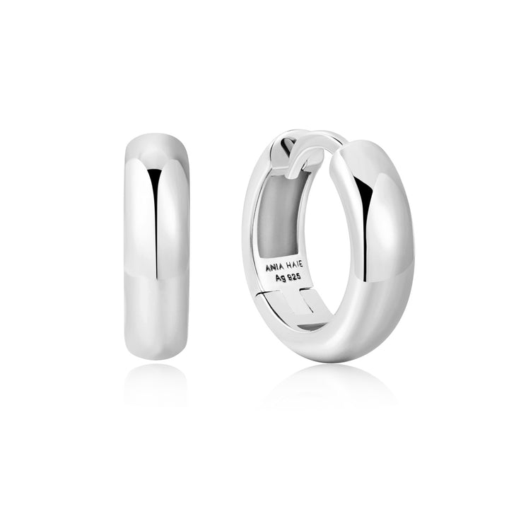 Ania Haie Silver Dome Band Huggies Ohrringe - E061-10H