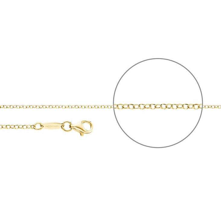 Der Kettenmacher Erbskette Gold Diamantiert