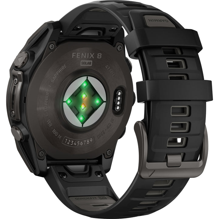 Garmin Fenix 8 Solar Sapphire Carbon (47 mm) - 010-02906-11