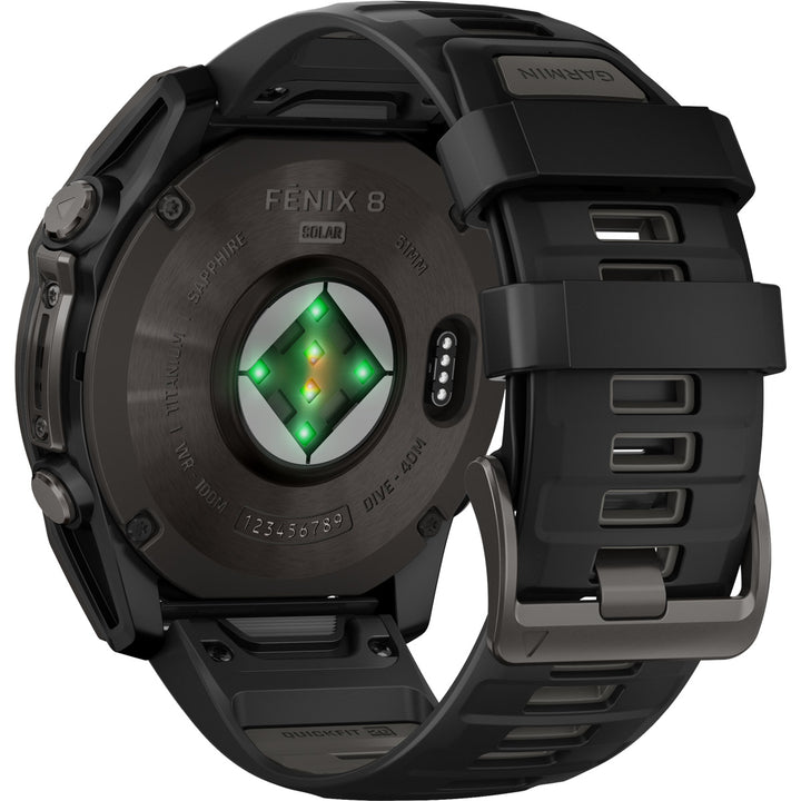 Garmin Fenix 8 Solar Sapphire Carbon (51 mm) - 010-02907-11