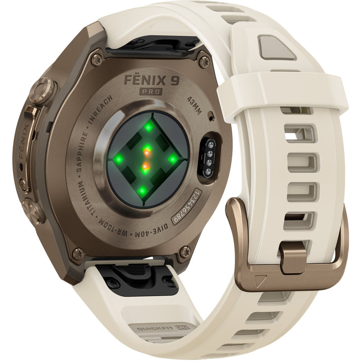 Garmin Fenix 9 Pro inReach Amoled Autumn Gold Titanium Cream (43 mm) - 010-04335-21