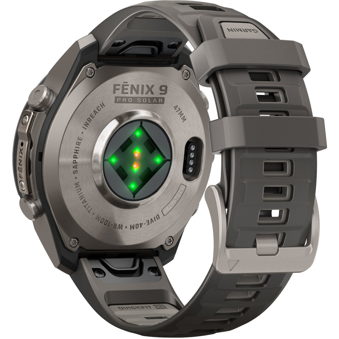Garmin Fenix 9 Pro inReach Solar Titanium Pebble Gray (47 mm) - 010-04338-01