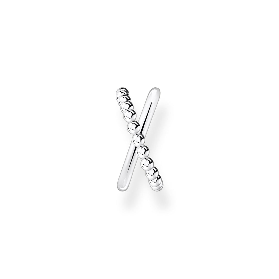 Thomas Sabo Ohrklemme Kugeln Doppel Silber - EC0023-001-21
